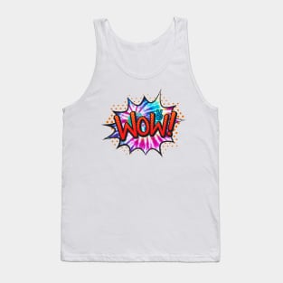 Onomatopoeia WOW Tank Top